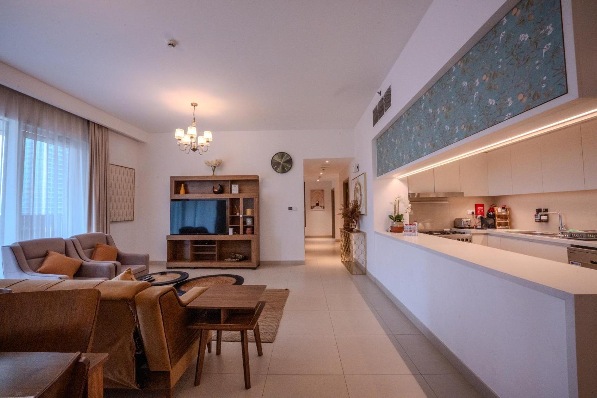 두바이 3Br Haven With Burj Views By Magnoliasvhr 아파트 호텔 외부 사진